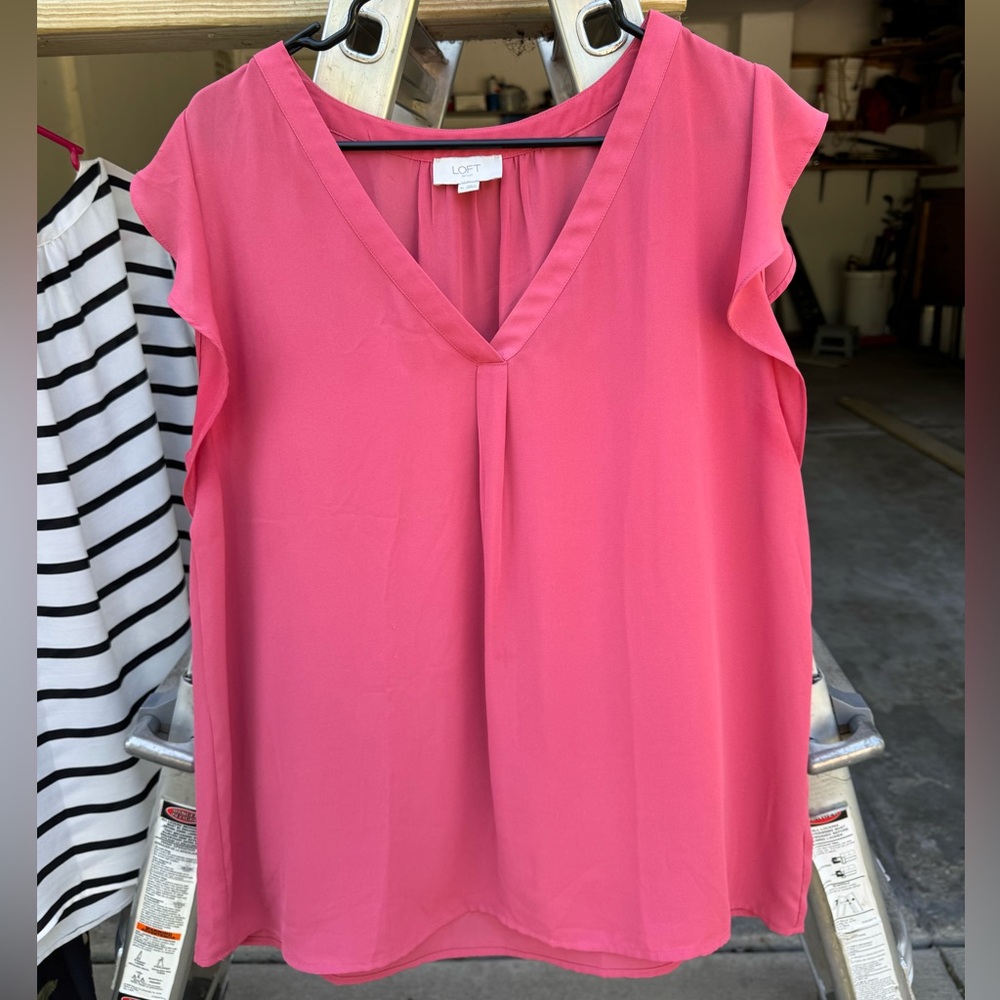 LOFT Pink Blouse